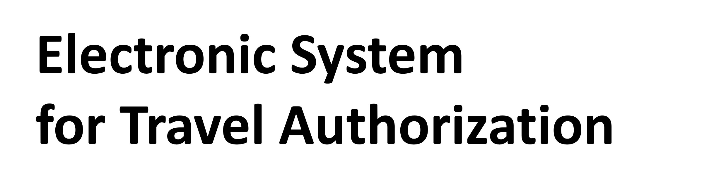 Electronic System for Travel Authorization